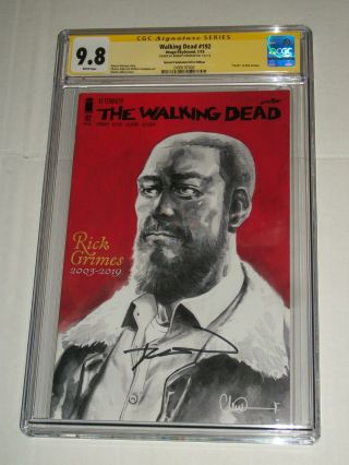 Image The Walking Dead 192 Cgc 9.  8 Ss Signed By Kirkman Commemorative Edition