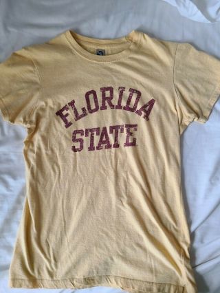 Fsu Florida State Seminoles Womens Sz Med T Shirt