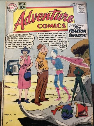 Adventure Comics No 283 April 1961 The Phantom Superboy