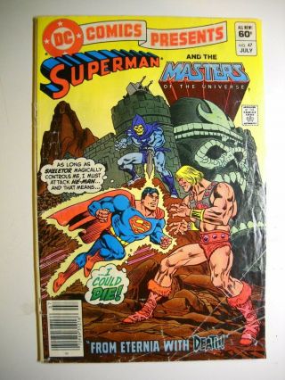 Dc Comics Presents 47 First He - Man 1st Skeletor 1st Masters Of The Universe