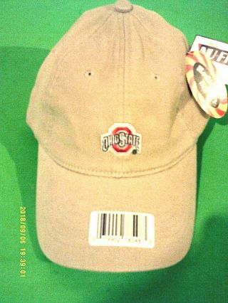 Never Worn,  W Tags,  Ohio State Buckeyes,  Adult Hat,  Size S/m Stretch,  Tan