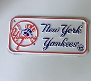 Mini York Yankee License Plate (3 " By " 6)