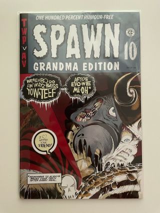 Spawn 10 Remastered Cerebus Todd Mcfarlane Dave Sim Kickstarter Variant Comic