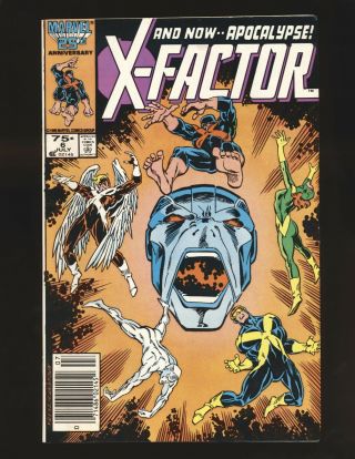 X - Factor 6 Newsstand Cover - 1st Full Apocalypse Vf/nm Cond.
