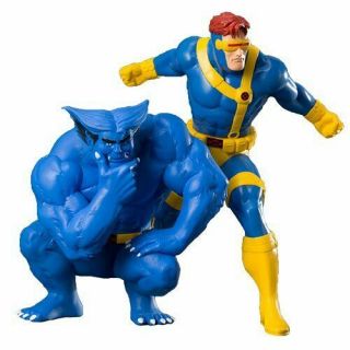 Kotobukiya Marvel Universe X - Men 1992 Cyclops And Beast 2 - Pack Artfx,  Statue