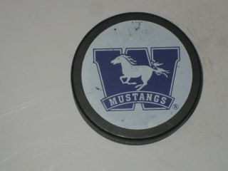 Uwo Western University Mustangs Puck Canadian Hockey Association