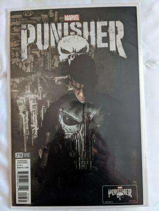 Punisher 218 Variant Bernthal Photo Cover 1st Frank Castle As War Machine