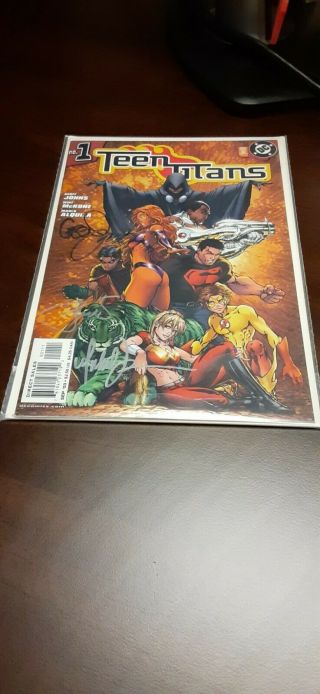 Teen Titans 1 (2003) Variant Signed By John 