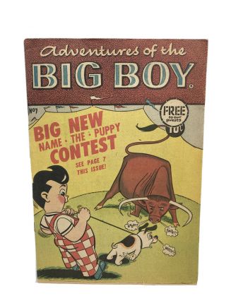 Adventures Of The Big Boy 7 - Promotional Comic Book 10 Cents Good Ungraded