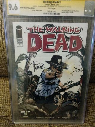The Walking Dead 1 Cgc 9.  6 Portland 2013 Wizard World Comic Con Variant Signed