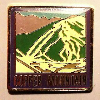 ^rare Vintage Copper Mountain Snow Ski Resort Lodge Lapel Pin Badge Slope