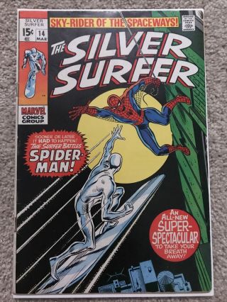 The Silver Surfer 14 Marvel 1970 Buscema And Lee
