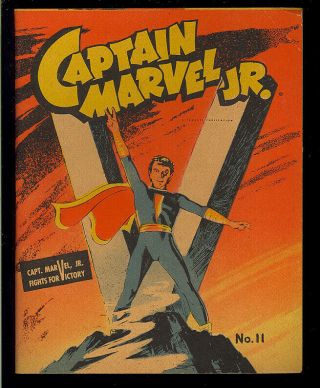 Mighty Midget: Captain Marvel Jr.  Golden Age Mini - Comic Fawcett 1942 Fn -