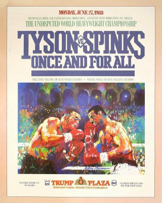 Mike Tyson Vs Mike Spinks 8x10 Photo Boxing Poster Picture