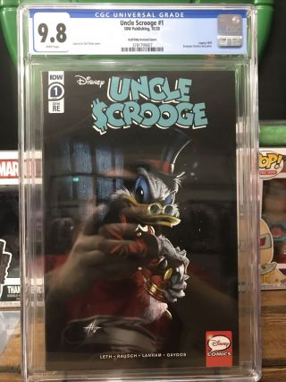 Uncle Scrooge 1 Cgc 9.  8 Del Otto Variant