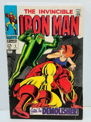 Iron Man 2 | 1st App Demolisher,  Janice Cord | Stan Lee | Marvel 1968