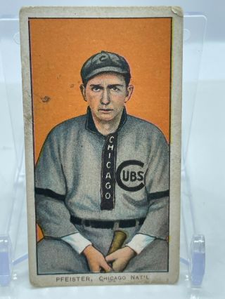 T206 Jake Pfeister Chicago Cubs Old Mill Tobacco Baseball Card