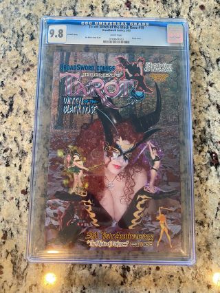 Tarot Witch Of The Black Rose 19 Cgc9.  8 Photo Variant Cover