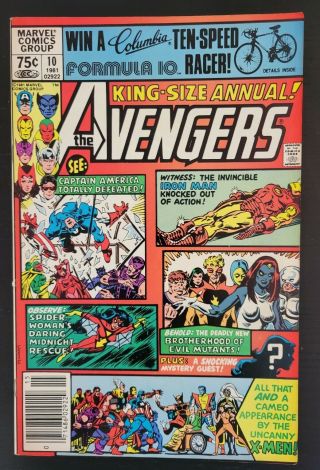 Avengers Annual 10 (1981) 1st App Rogue (vf - /vf)