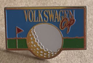 Vintage Volkswagen Cup Golf Tournament Pin - Aa Saint - Omer,  France 1990s