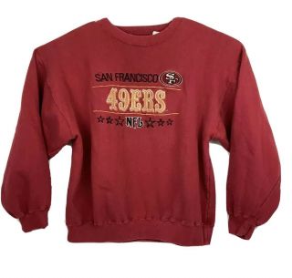 San Francisco 49ers Vintage Nfl Mens Large Sweatshirt