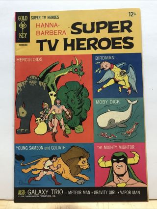 Hanna - Barbera Tv Heroes 1 Gold Key Herculoids Birdman Mightor 1968 Vf