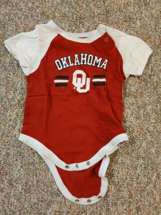Ou Oklahoma Sooners Baby Shirt 6 - 12 Months