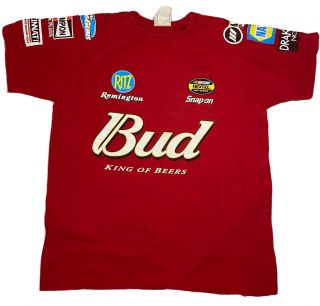 Dale Earnhardt Jr Budweiser Winner’s Circle Shirt Nascar Nextel Cup Sz L