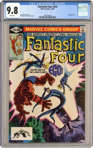 Fantastic Four 235 Cgc 9.  8 1981 1497593035