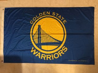 2016 Golden State Warriors Flag 59” X 36” Sign Banner Rico Industries Nba