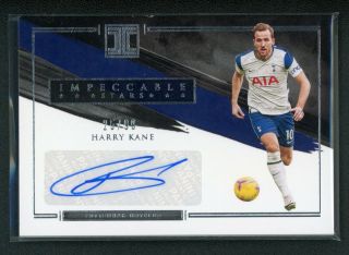 2020 - 21 Harry Kane 25/99 Auto Panini Impeccable Premier League Autographs