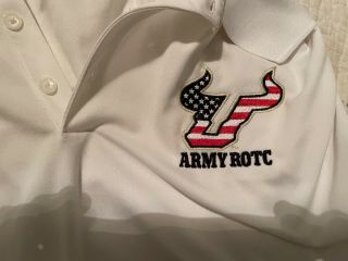 University Of South Florida Army Rotc Men’s Nike Polo Shirt White Polyester Xl