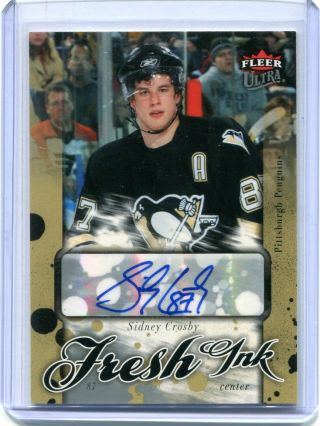 2006 - 07 Ultra Fresh Ink Isc Sidney Crosby Sp