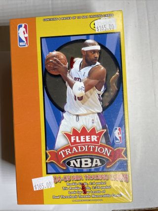 2004 - 2005 Fleer Tradition Basketball Factory Retail Box