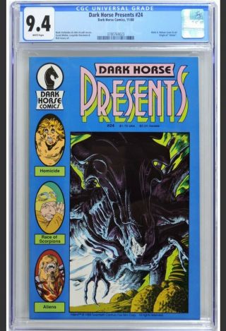 Dark Horse Presents 24 (1988) - Cgc 9.  4 - Aliens Origin