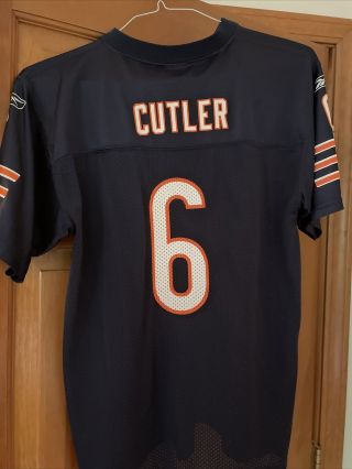 Chicago Bears Quarterback Jay Cutler 6 Jersey Nfl Reebok Equip Youth Xl Pro Bowl