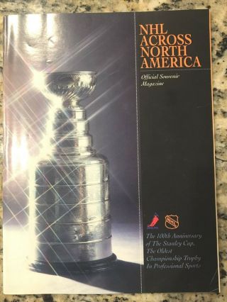 Nhl (national Hockey League) Official Souvenir Program 1992 - 93