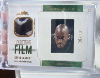 2004 - 05 Kevin Garnett Feature Film Game Worn Jersey Fleer 08/10 Ff - Kg