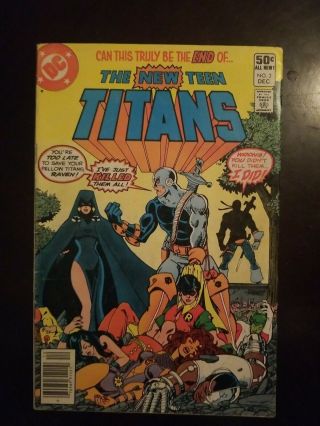 Teen Titans 2 1980 1st Appearance Of Deathstroke The Terminator.