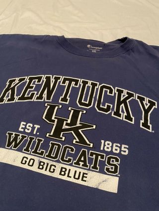 Vintage Champion Kentucky Basketball T - Shirt Men’s Xxl