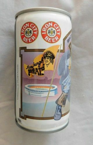 Vintage Iron City Beer Can 1979 Pittsburgh Pirates World Series 2