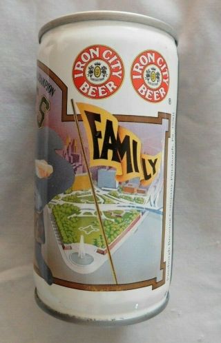 Vintage Iron City Beer Can 1979 Pittsburgh Pirates World Series 3