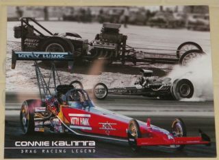Vintage 1999 " Connie Kalittta " Drag Racing Legend Top Fuel Drag Racing Handout