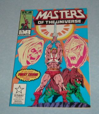Masters Of The Universe 1 Marvel Star Comics 1986 He Man Mattel Toy Cartoon