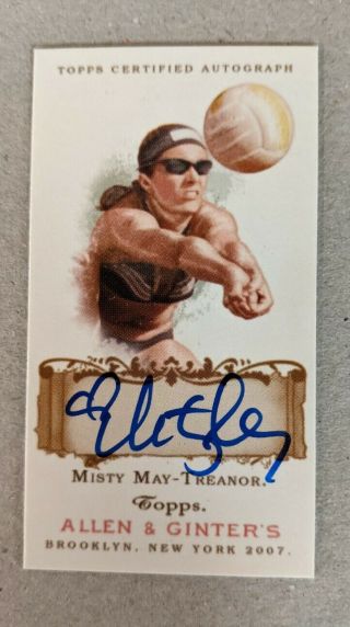 2007 Topps Allen And Ginter Autographs Agammt Misty May - Treanor Auto Pr/200