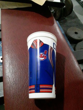 Cleveland Indians plastic cup 3