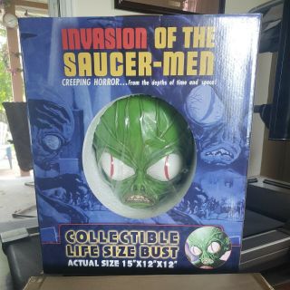 Invasion Of The Saucer - Men Life Size Bust Rare Mib