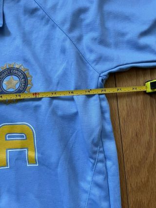 India Cricket World Cup 2007 West Indies L Jersey Shirt Blue soccer football 3