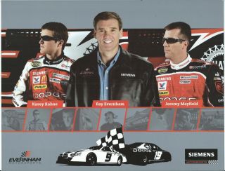 2006 Ray Evernham 9/19 Nascar Nextel Cup Series " Siemens " Dodge Postcard