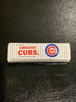 Vintage Mlb Chicago Cubs Chewing Gum Pack